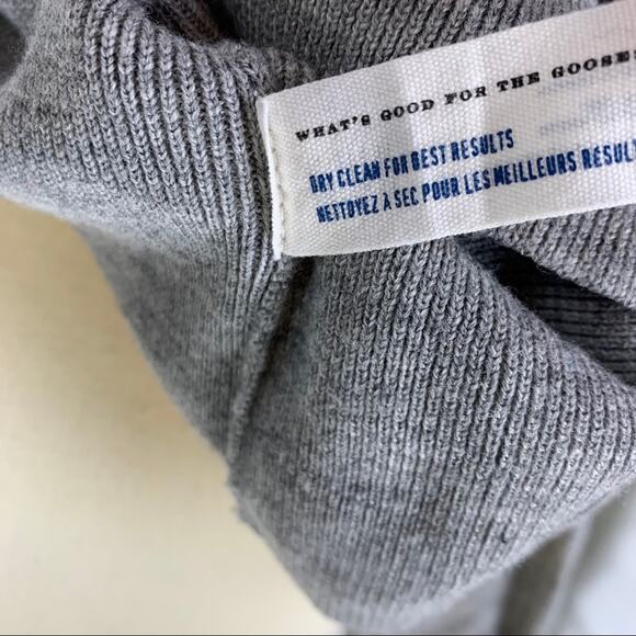 Anthropologie Leifsdottir Wool Blend Tiered Dress Gray Women's Size Large - Picture 8 of 11